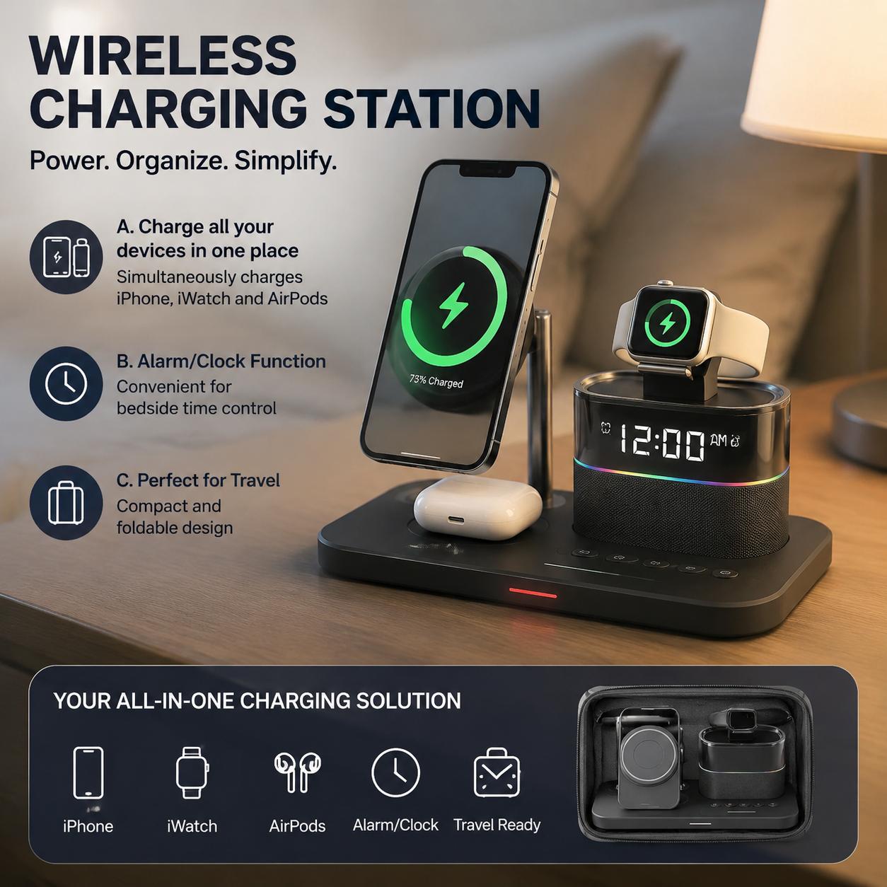 Magnetic Wireless Charging Sta - огляд і ціна Micro Usb Cable