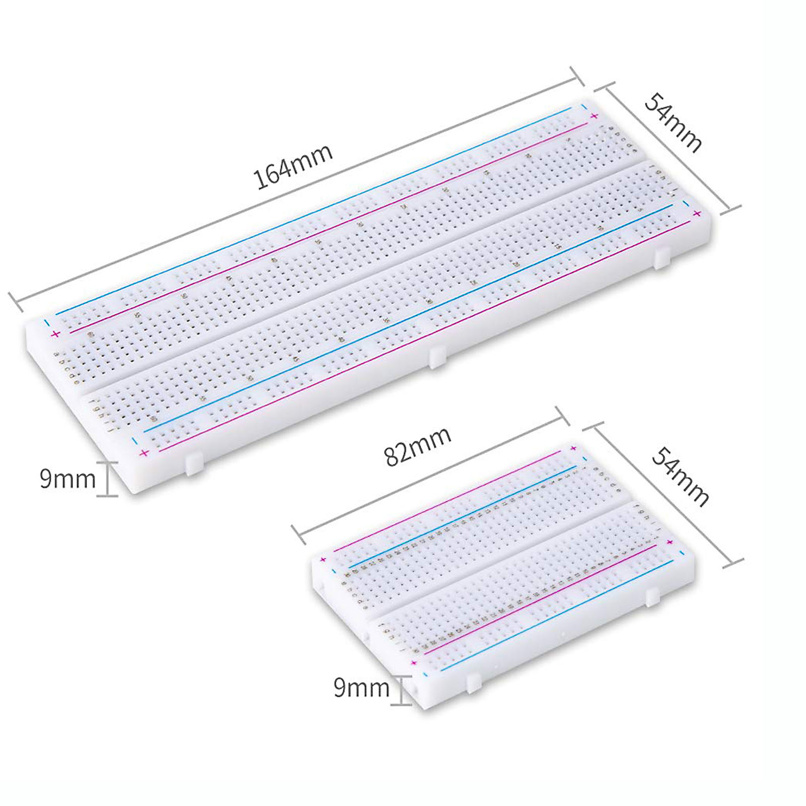 4pcs 400/830 Points Breadboard - огляд і ціна Breadboard 400 Point