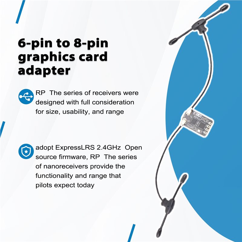 BEDW-RP3 Dual Antenna Receiver - огляд і ціна Antenna 2.4Ghz