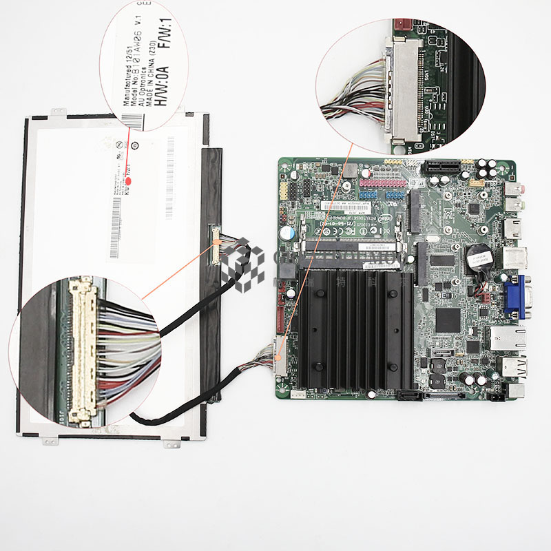 LVDS LCD Panel cable support 4 - огляд і ціна Ipex Connector