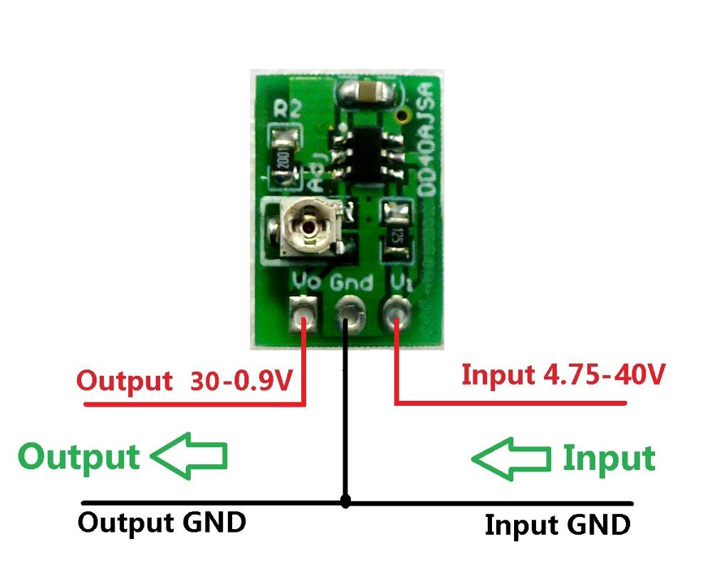 DD40AJSB 5W Mini DC Step Down  - огляд і ціна Ams1117 Module