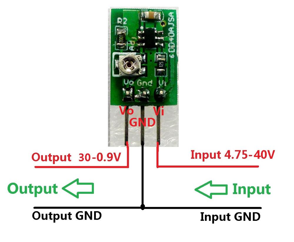 DD40AJSB 5W Mini DC Step Down  - огляд і ціна Ams1117 Module