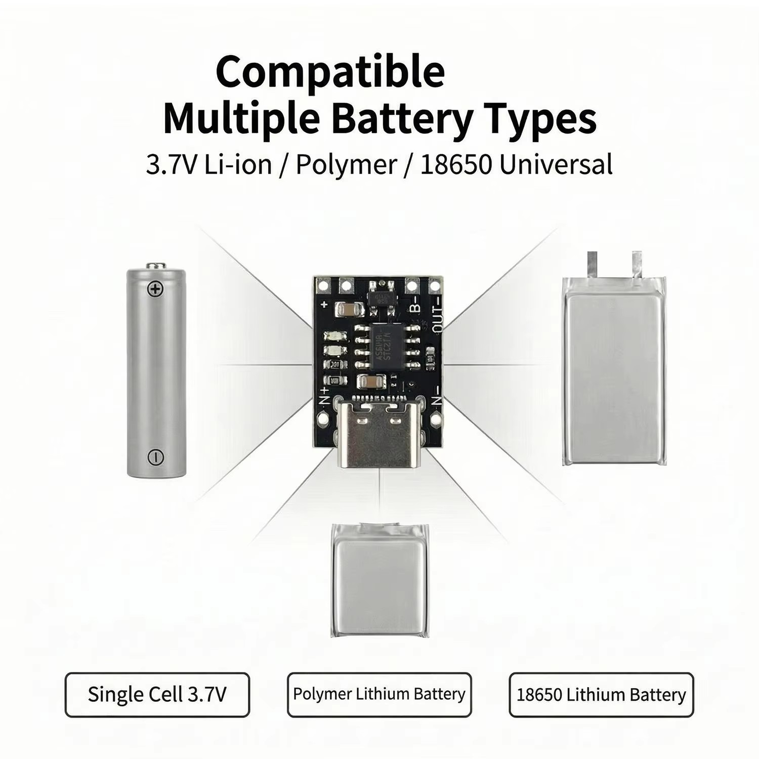 Type-C Charging Board with Pro - огляд і ціна Li Ion Charger Module