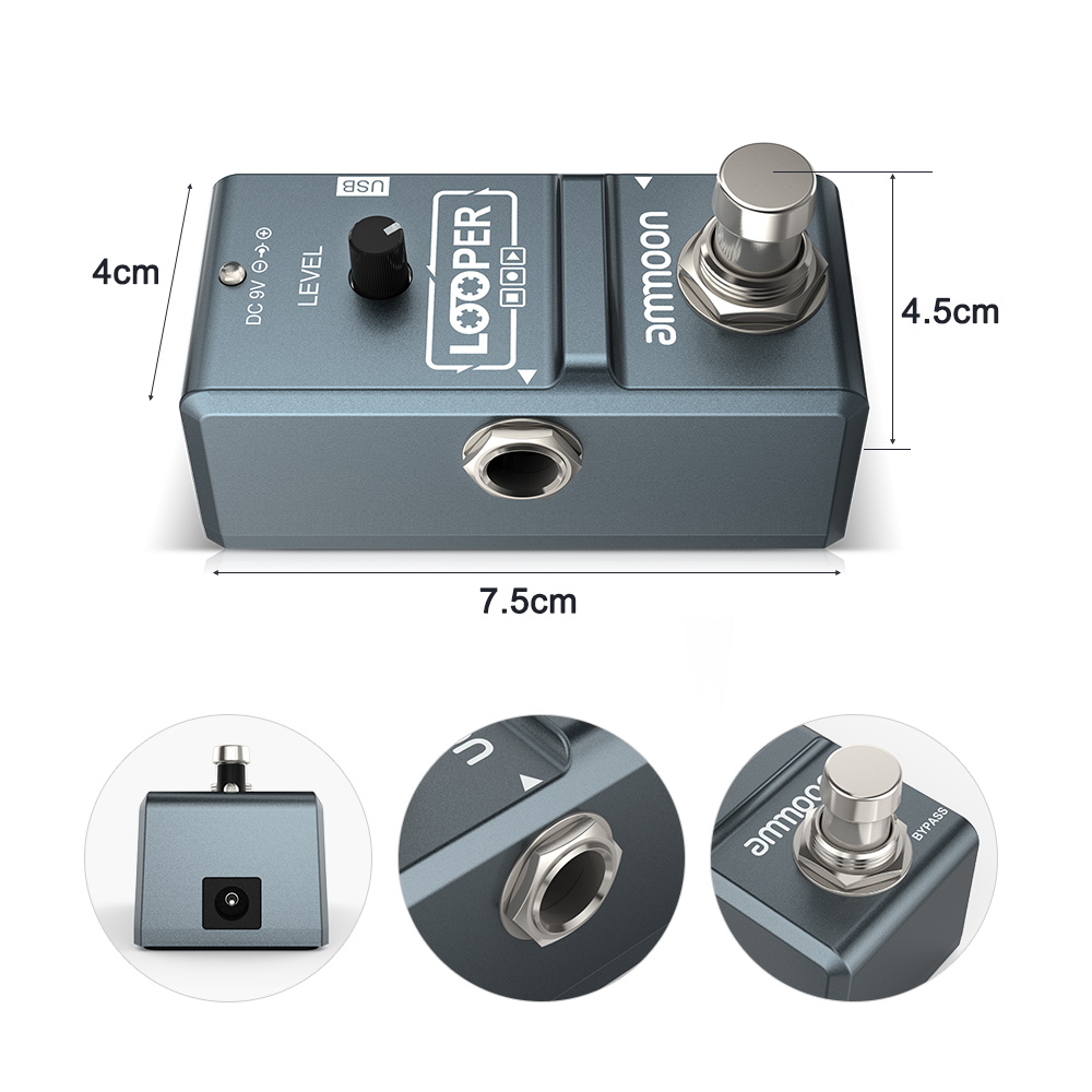 ammoon AP-09  Nano Loop Electr - огляд і ціна Micro Usb Cable