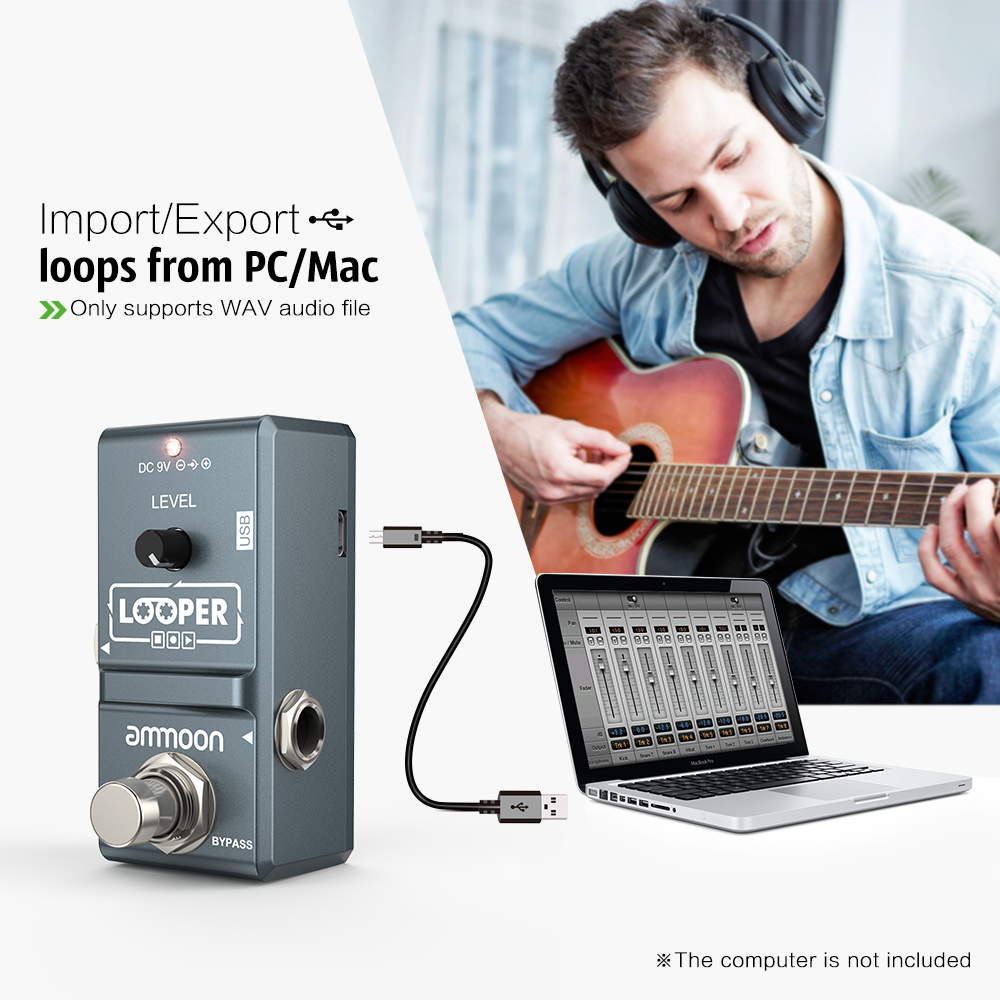 ammoon AP-09  Nano Loop Electr - огляд і ціна Micro Usb Cable