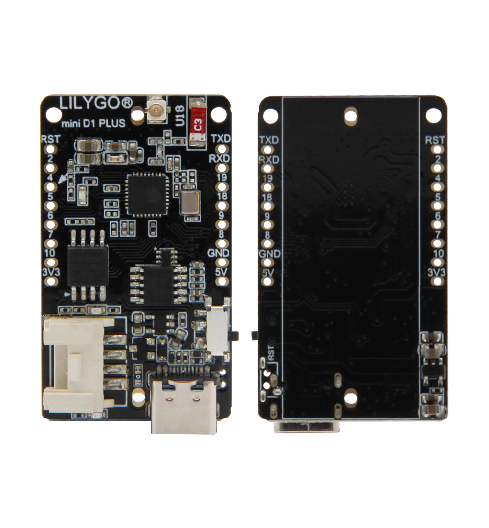 LILYGO® TTGO T-OI PLUS RISC-V  - огляд і ціна Esp32 Battery Holder Lipo