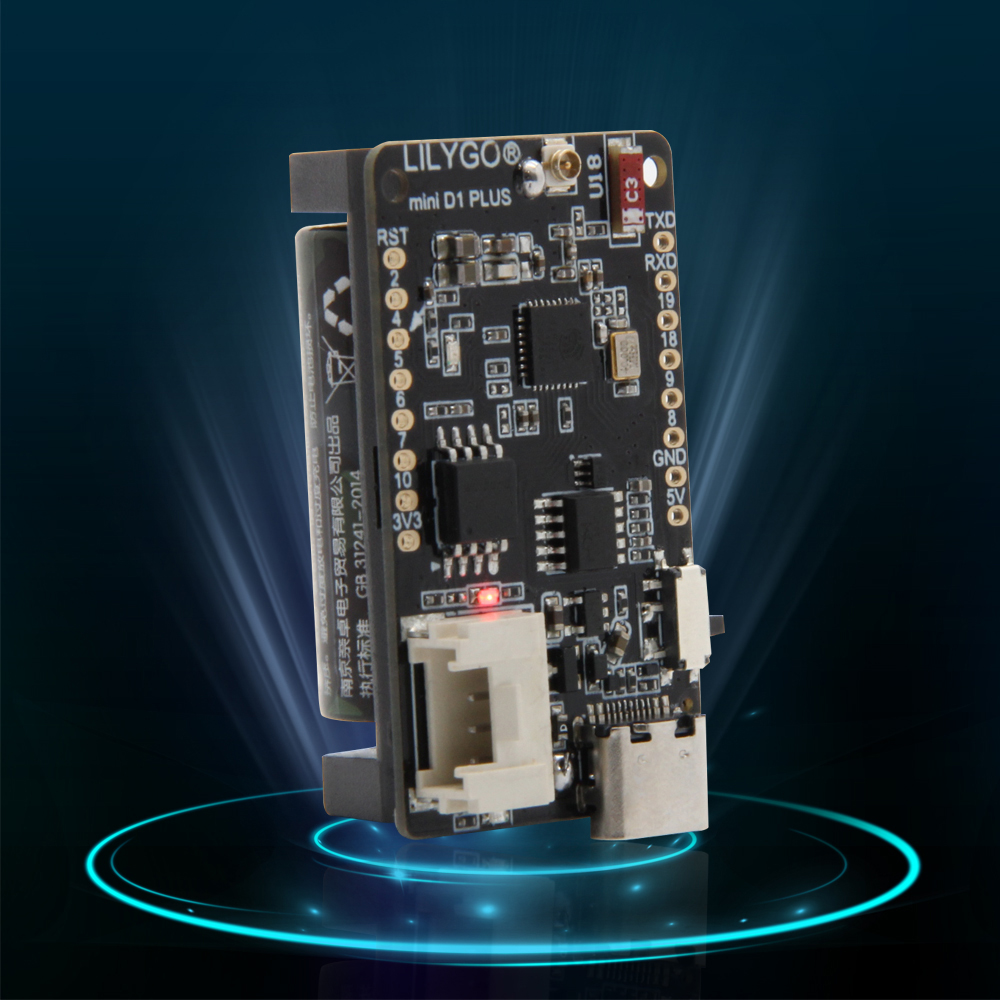 LILYGO® TTGO T-OI PLUS RISC-V  - огляд і ціна Esp32 Battery Holder Lipo