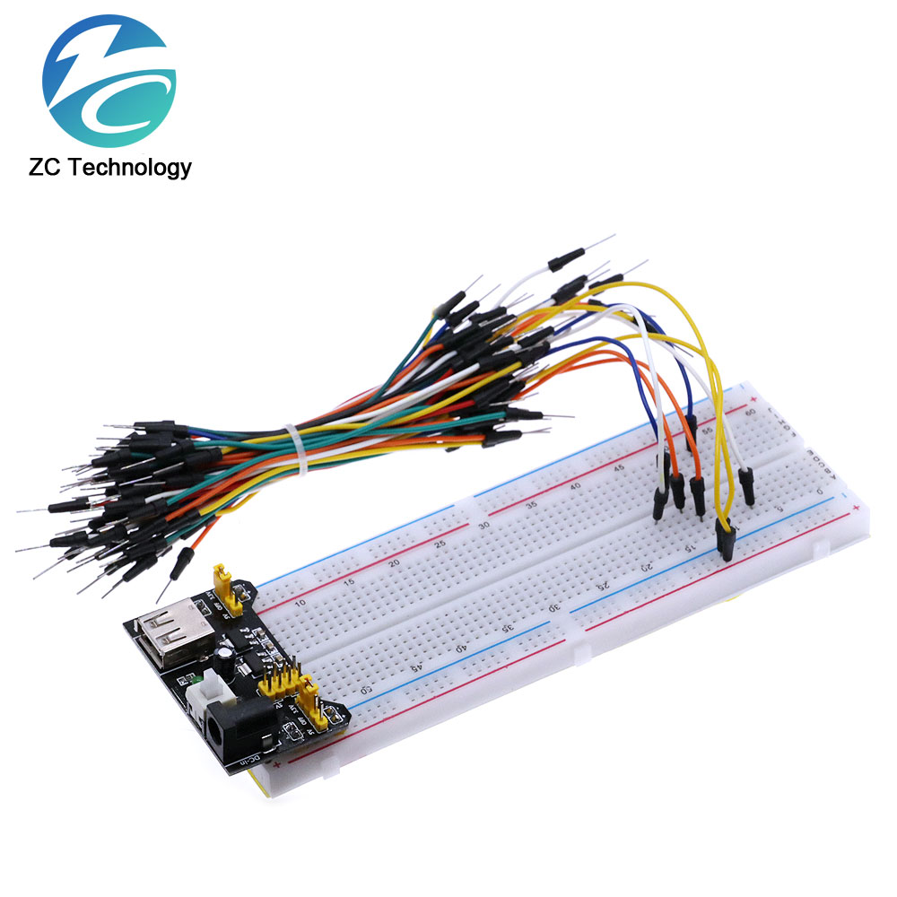 3.3V/5V MB102 Breadboard Power - огляд і ціна Breadboard 400 Point