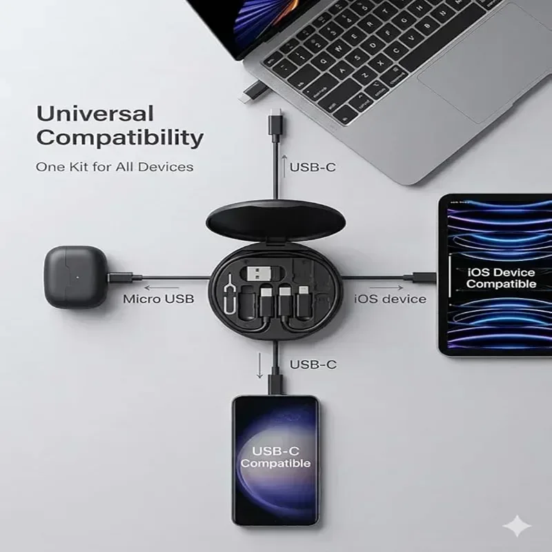 60W Fast Charging Cable Kit, B - огляд і ціна Micro Usb Cable