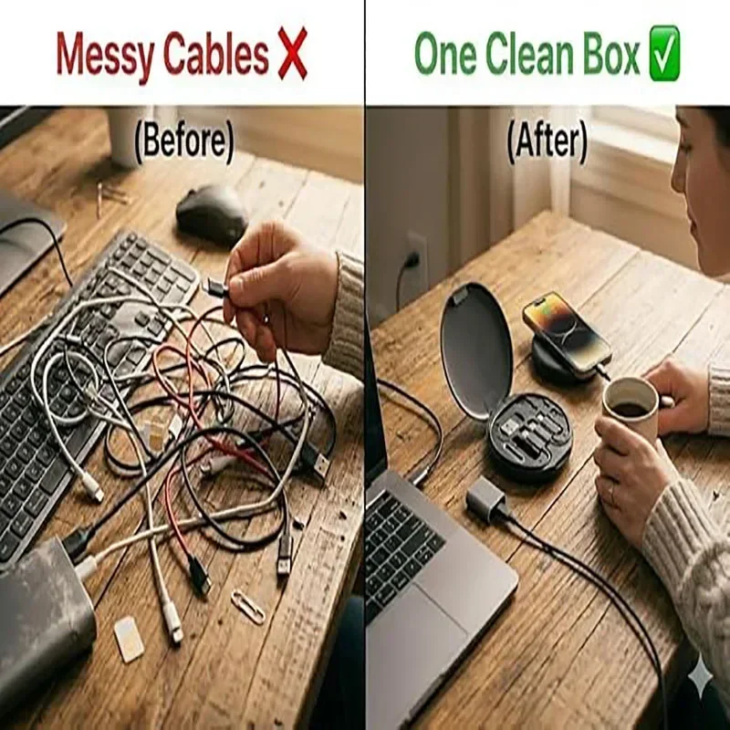 60W Fast Charging Cable Kit, B - огляд і ціна Micro Usb Cable
