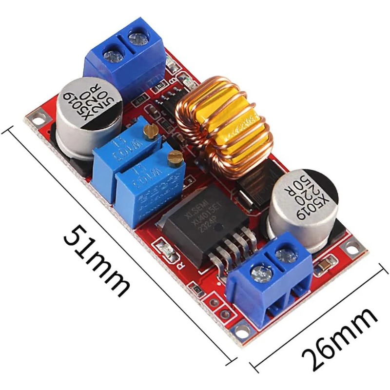 Tame High Power XL4015 5A 75W  - огляд і ціна Esp32 Step Down Buck