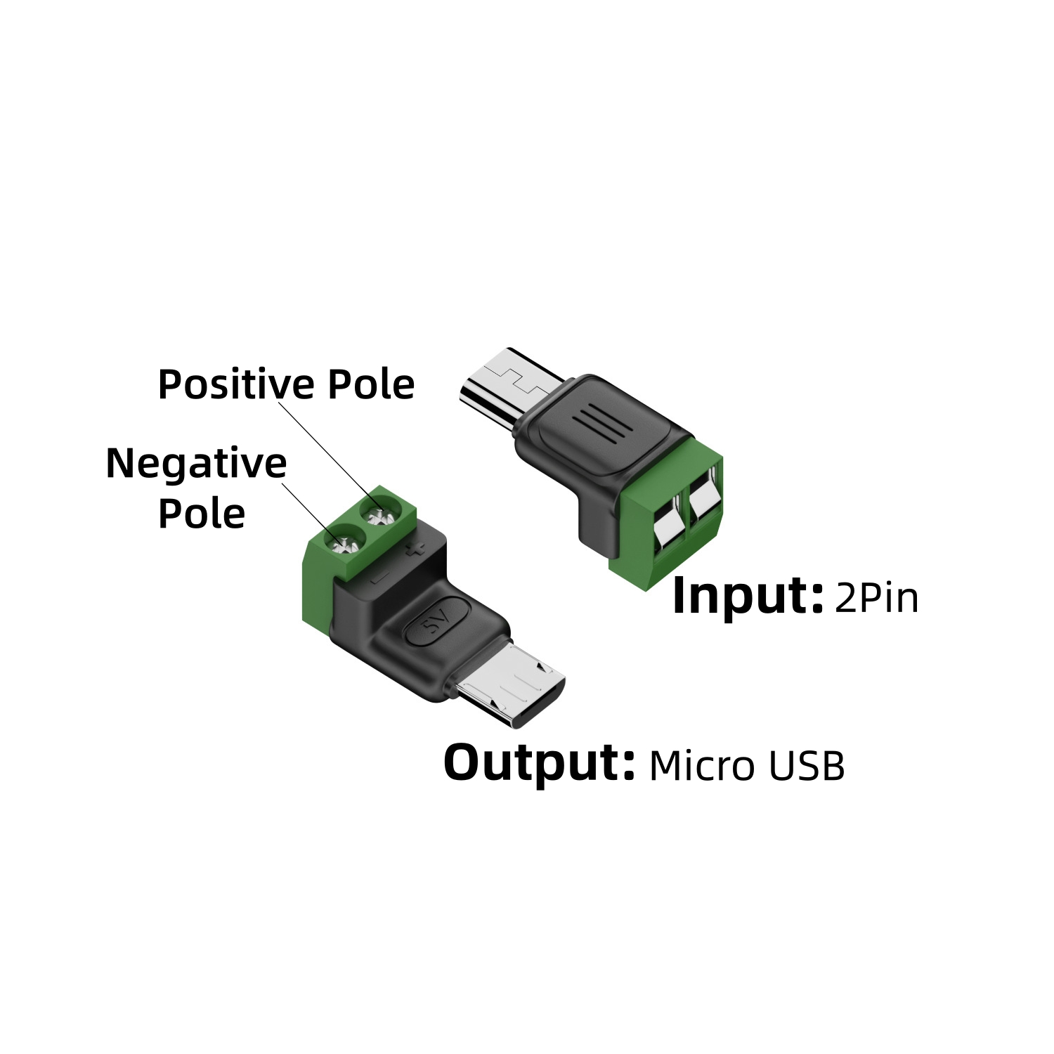 5PCS 2-Pin Screw Terminal to M - огляд і ціна Screw Terminal Block