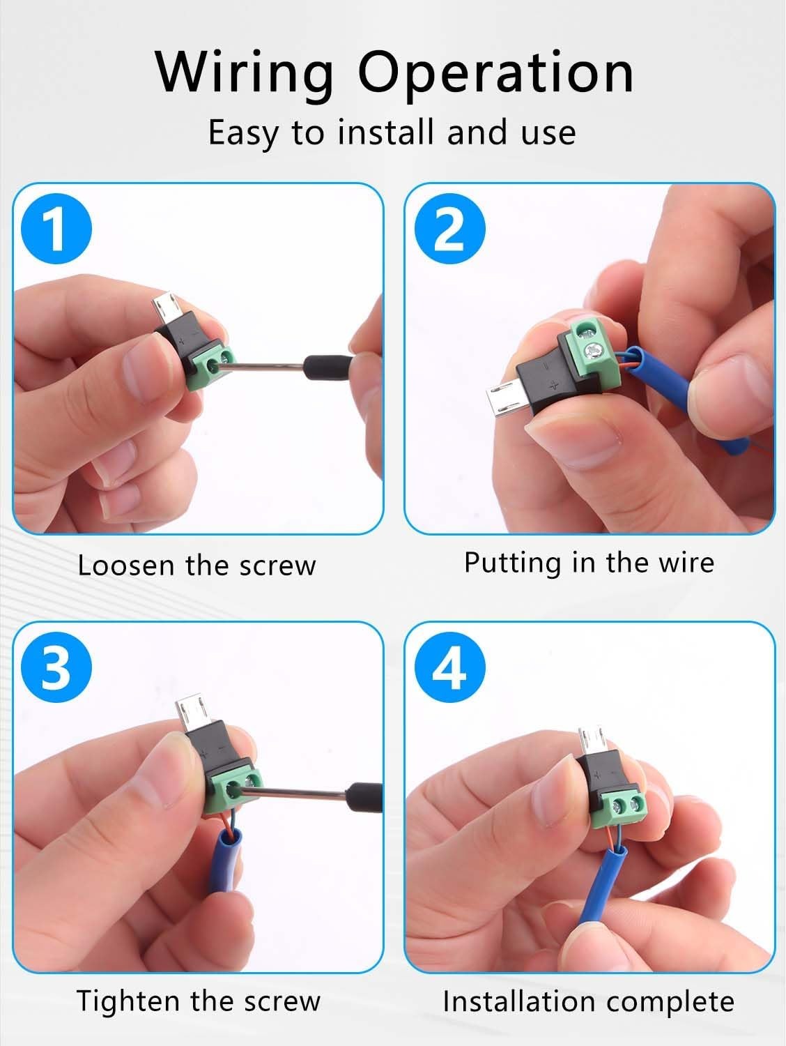 5PCS 2-Pin Screw Terminal to M - огляд і ціна Screw Terminal Block