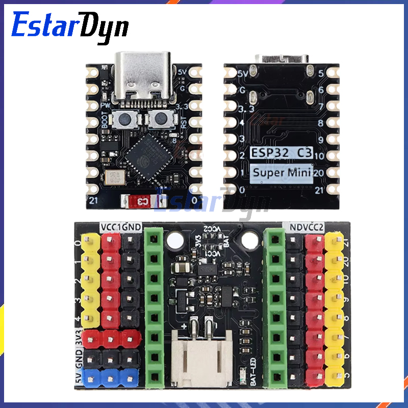 Estardyn ESP32-C3 MINI Develop - огляд і ціна Breadboard 400 Point