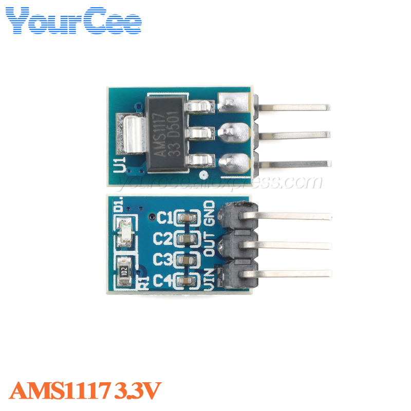 20pcs/1pc AMS1117 3.3V 5V Powe - огляд і ціна Ams1117 Module