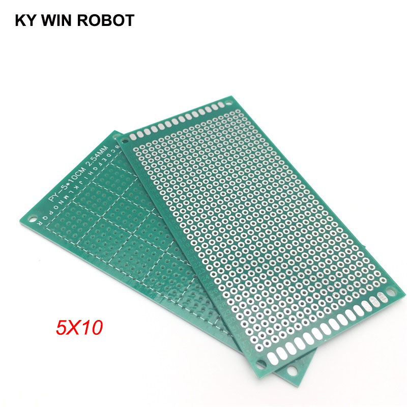 1pcs 5x10cm 50x100 mm Single S - огляд і ціна Pcb Prototyping Board