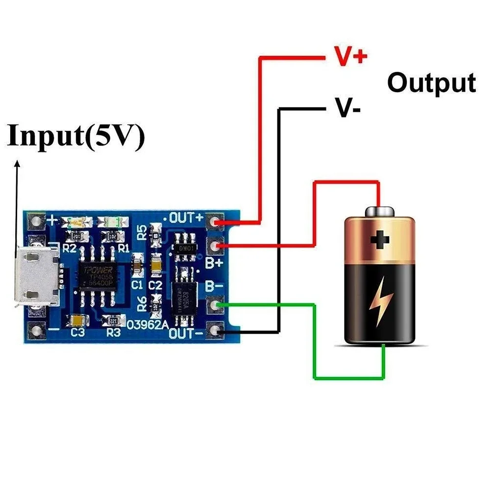 1-20PCS Type-c/Micro/Mini USB  - огляд і ціна Tp4056 Module