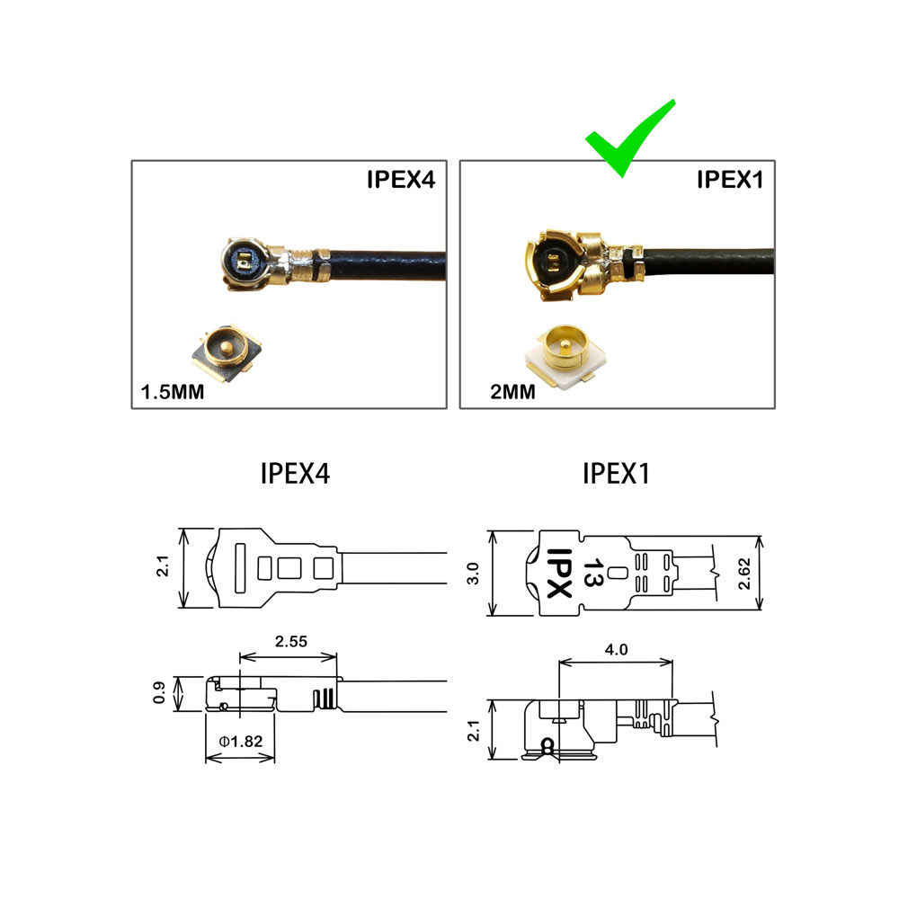 for IPEX U.FL to SMA Female Ca - огляд і ціна Ipex Connector