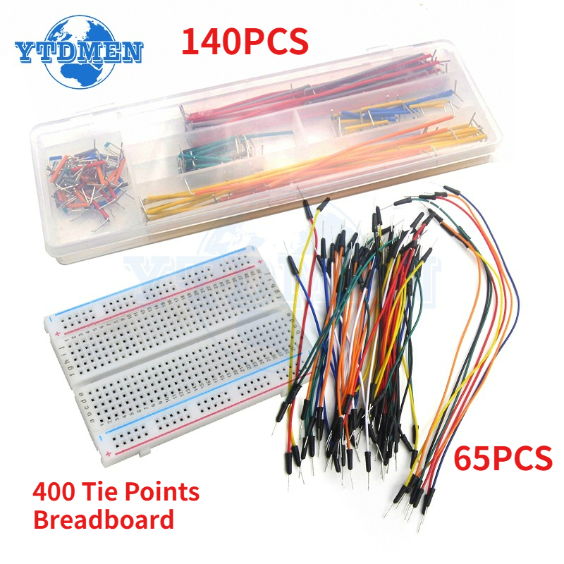 1/2 Sets Breadboards Jumper Wi - огляд і ціна Breadboard 400 Point