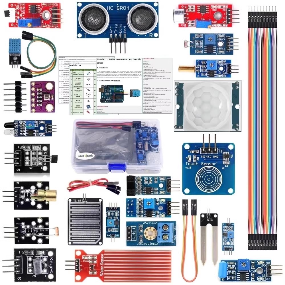 22 in 1 Sensor Kit Module Kit  - огляд і ціна Breadboard 400 Point