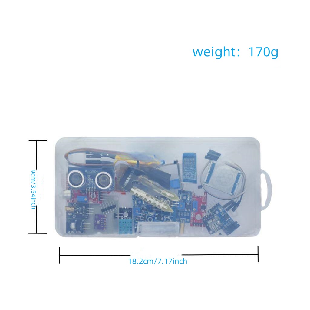 22 in 1 Sensor Kit Module Kit  - огляд і ціна Breadboard 400 Point