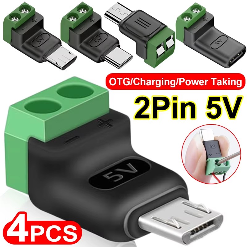 1-4Pcs 5V Crimp Terminal Block - огляд і ціна Screw Terminal Block