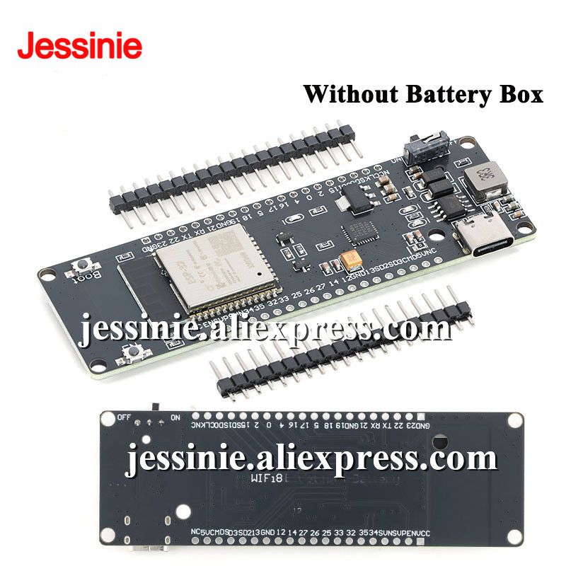 ESP32 Development Board with W - огляд і ціна Esp32 Battery Holder Lipo