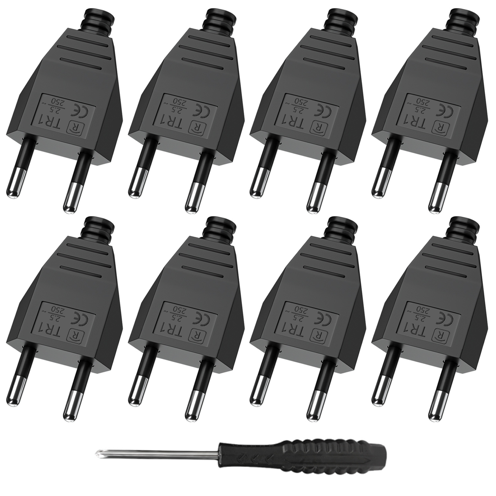 4/6/8pcs EU Plug Adapter Male  - огляд і ціна Ipex Connector