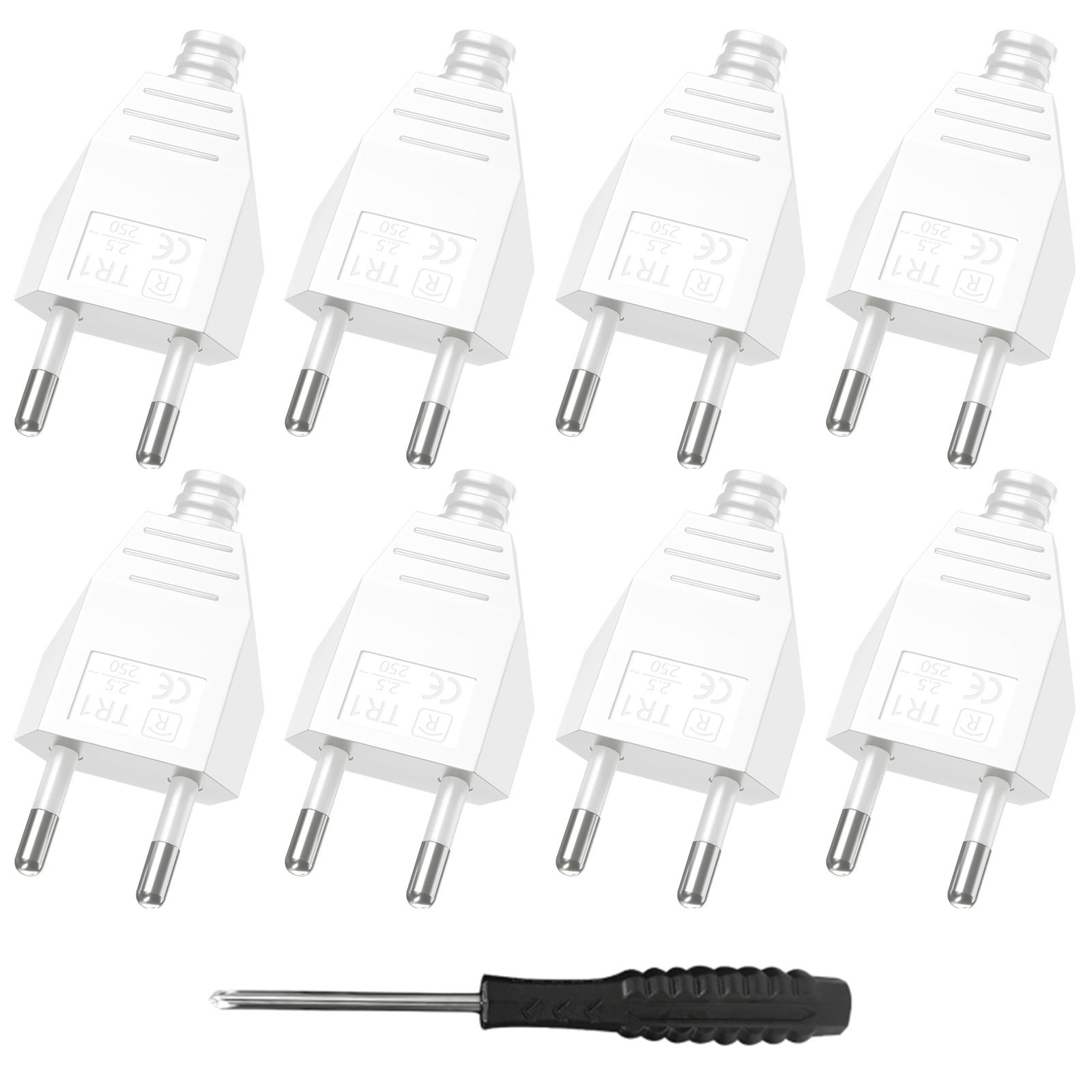4/6/8pcs EU Plug Adapter Male  - огляд і ціна Ipex Connector
