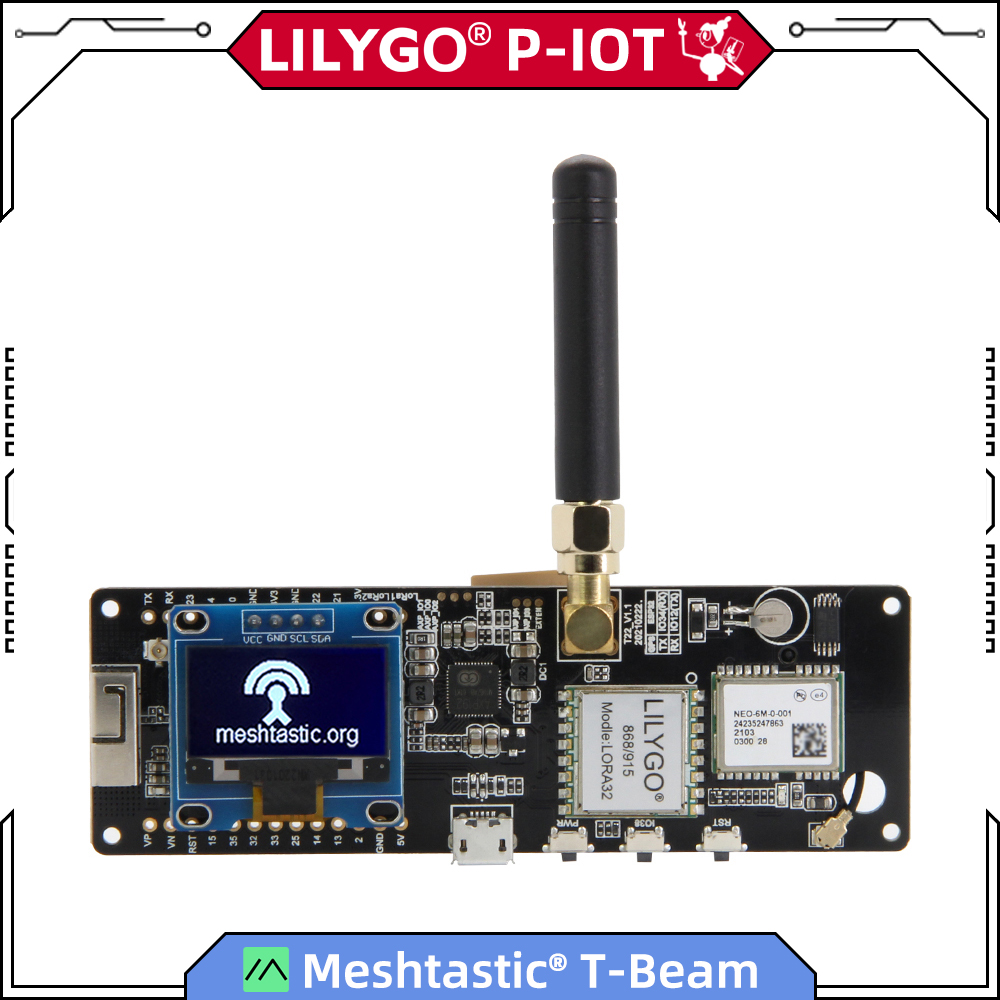 LILYGO® TTGO Meshtastic T-Beam - огляд і ціна Esp32 Battery Holder Lipo