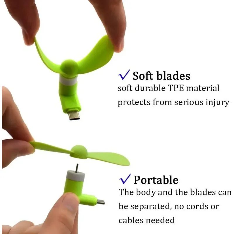 Type-C Mini Portable Micro Fan - огляд і ціна Micro Usb Cable
