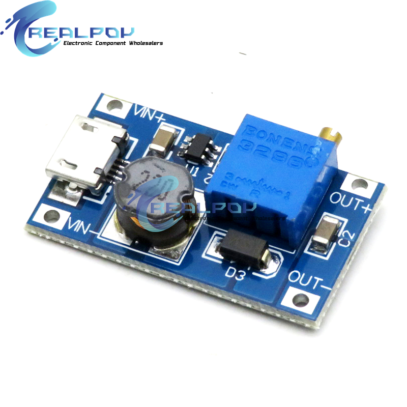 MT3608 DC-DC Adjustable Boost  - огляд і ціна Tp4056 Module