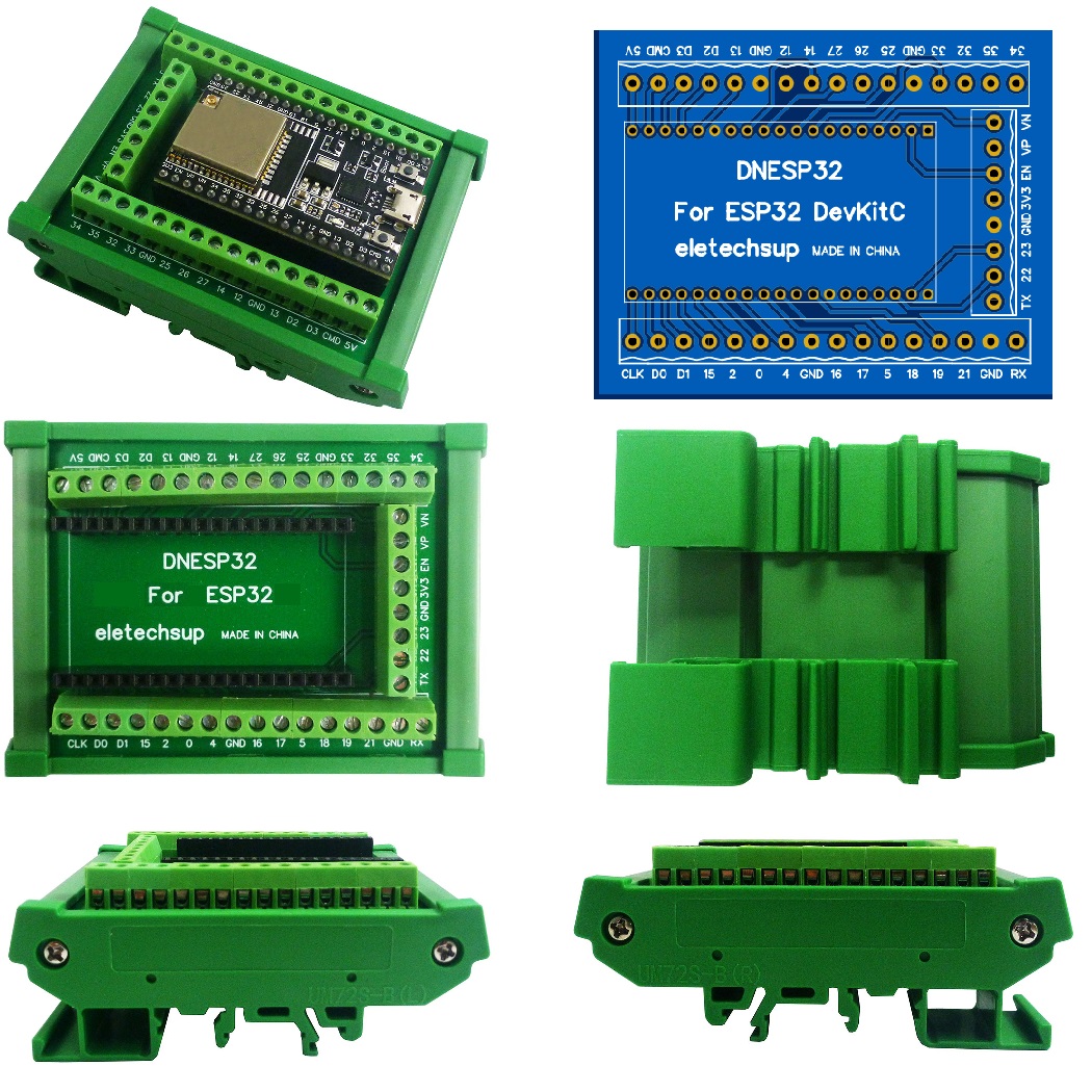 ESP32 DIN Rail Mount Screw Ter - огляд і ціна Screw Terminal Block