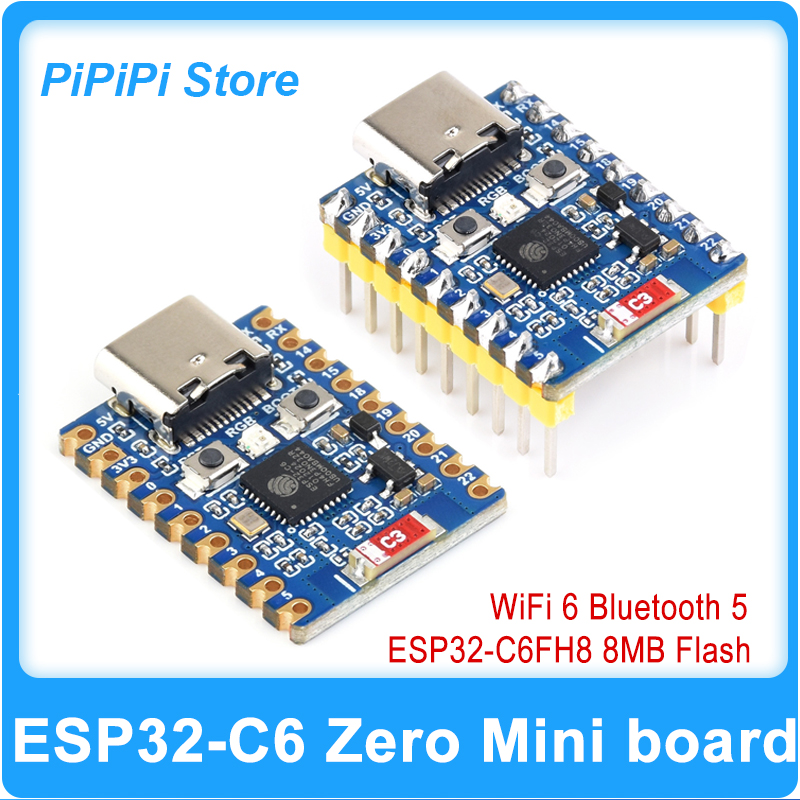 ESP32-C6 Zero Super Mini Devel - огляд і ціна Antenna 2.4Ghz