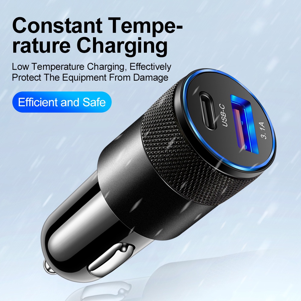 66W USB Car Charger Type C Fas - огляд і ціна Usb C Cable