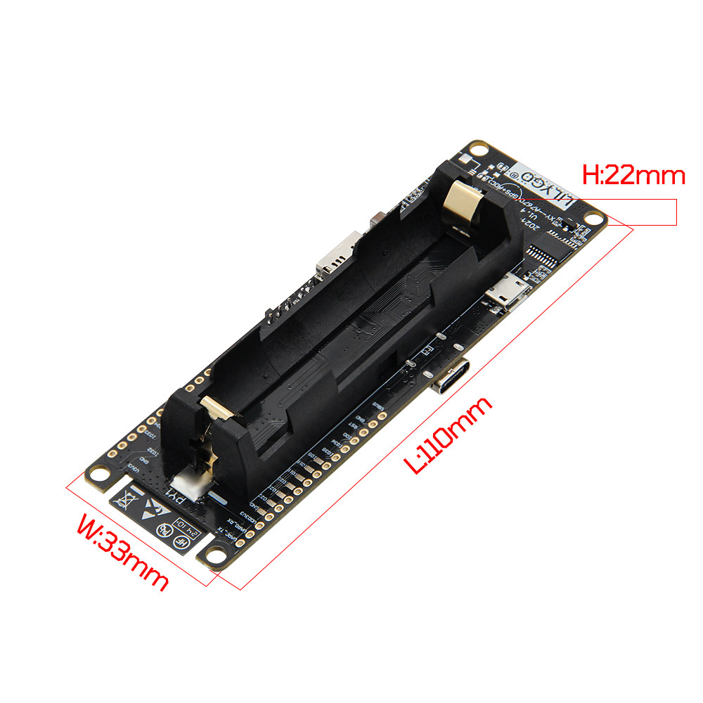 LILYGO T-A7670E ESP32 Developm - огляд і ціна Esp32 Battery Holder Lipo
