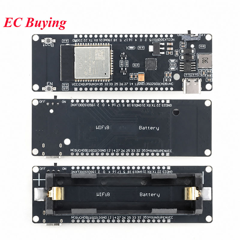 ESP32 Module Development Board - огляд і ціна Esp32 Battery Holder Lipo