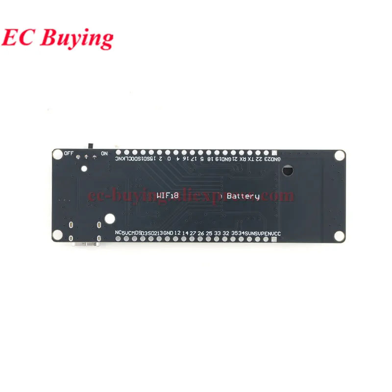 ESP32 Module Development Board - огляд і ціна Esp32 Battery Holder Lipo