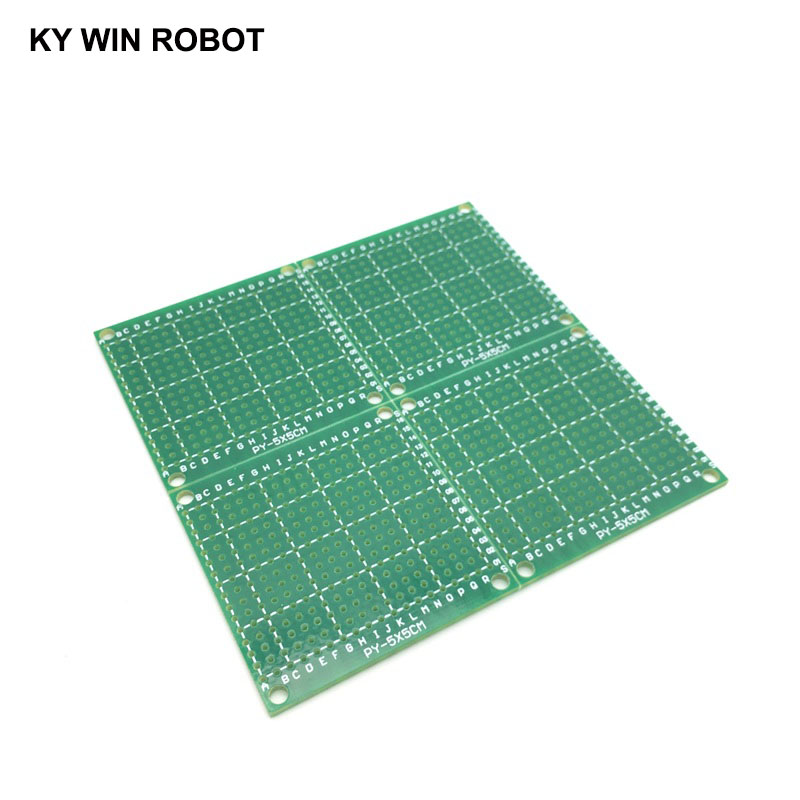5pcs 5x5cm 50x50 mm Single Sid - огляд і ціна Pcb Prototyping Board