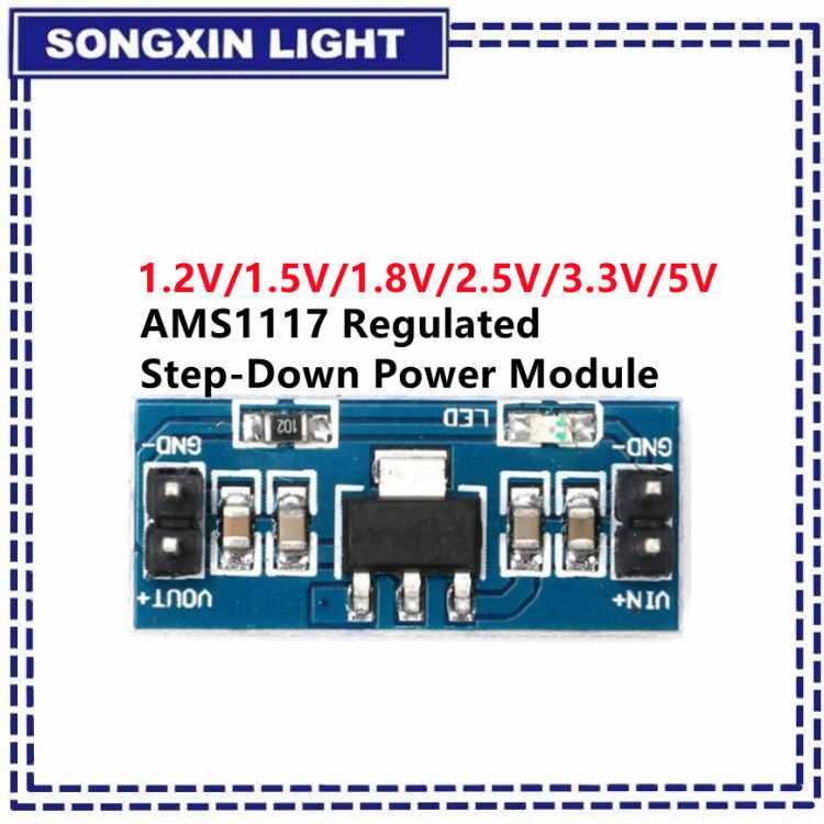 1PCS AMS1117 1.2V 1.5V 1.8V 2. - огляд і ціна Ams1117 Module