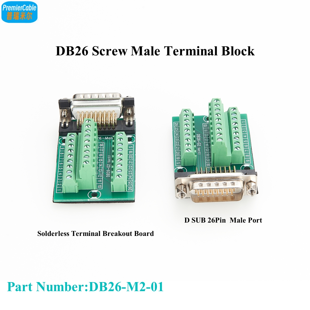 DB26 Male to Terminal Block Ma - огляд і ціна Screw Terminal Block