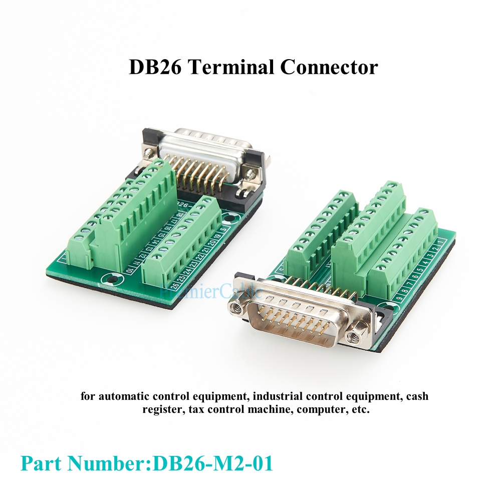 DB26 Male to Terminal Block Ma - огляд і ціна Screw Terminal Block