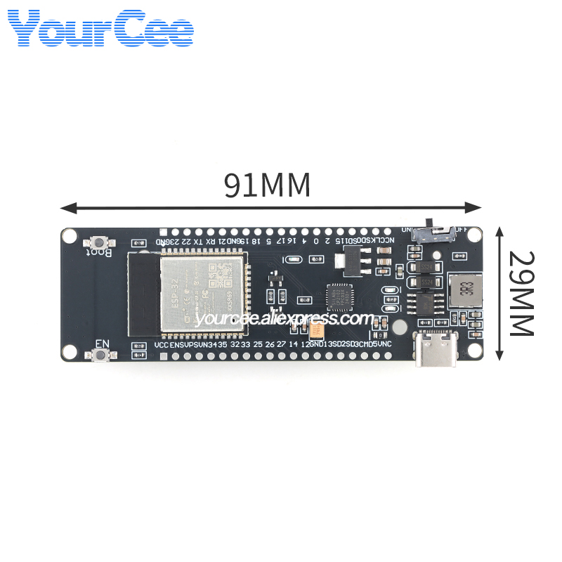ESP32 Development Board with W - огляд і ціна Esp32 Battery Holder Lipo