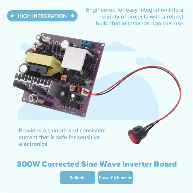 300W Corrected Sine Wave Inver - огляд і ціна Boost Converter
