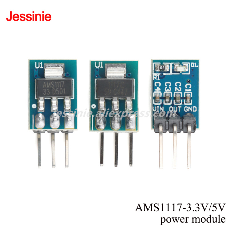 10Pcs/1pc AMS1117 3.3V 5V Powe - огляд і ціна Ams1117 Module