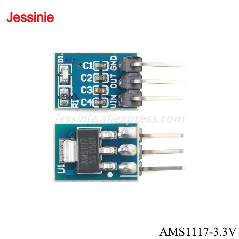 10Pcs/1pc AMS1117 3.3V 5V Powe - огляд і ціна Ams1117 Module