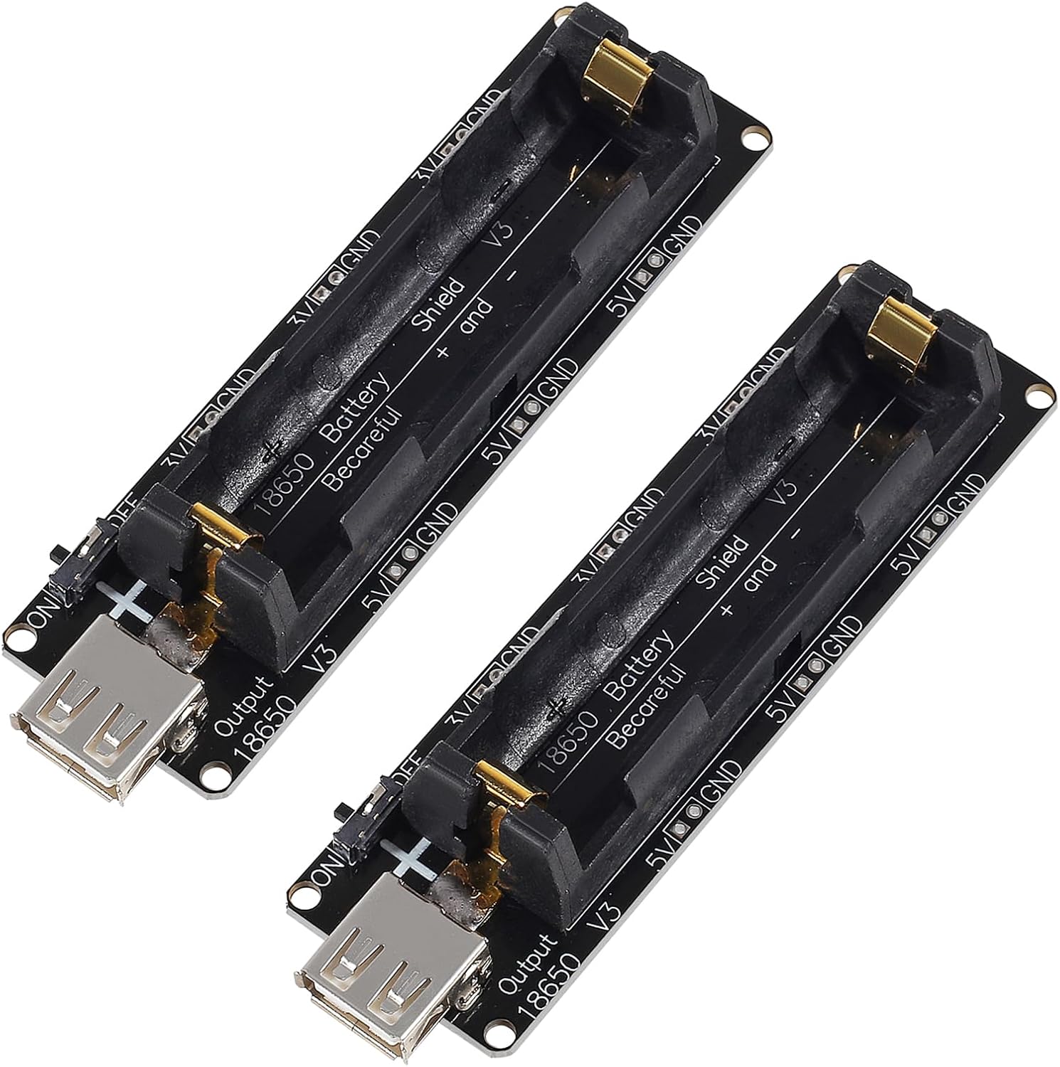 2pcs 18650 Battery Holder Supp - огляд і ціна Esp32 Battery Holder Lipo