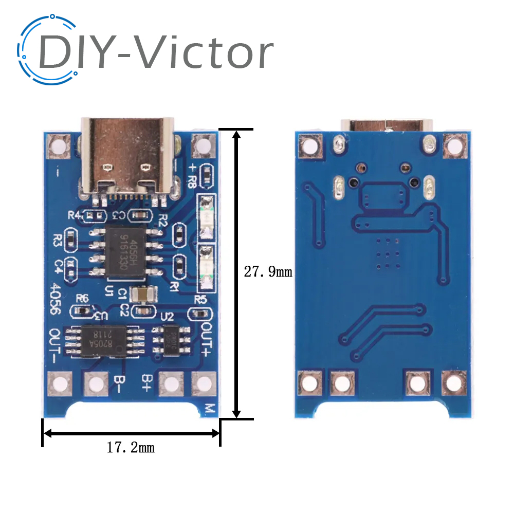 10Pcs TP4056 TC4056 5V Type-C  - огляд і ціна Tp4056 Module