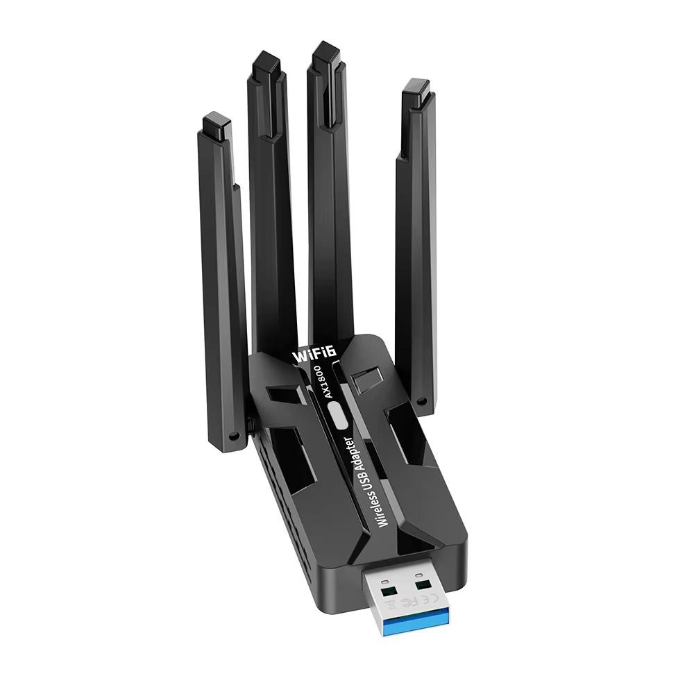 WiFi 6 USB Adapter 1800Mbps Du - огляд і ціна Antenna 2.4Ghz